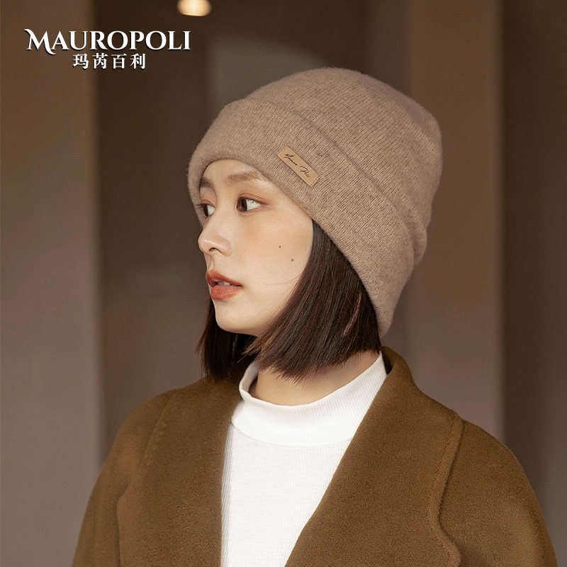 mauropoli冷帽出游时尚女士秋冬