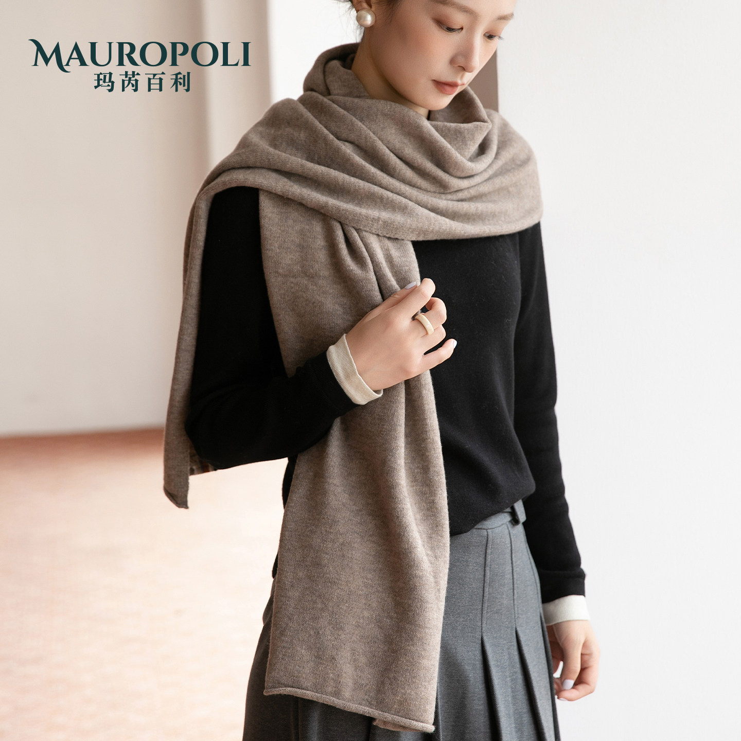 日系百搭围脖保暖防风披肩斗篷冬季2025新款韩版高级感针织围巾女,服饰配件/皮带/帽子/围巾,围巾/丝巾/披肩,淘宝优惠券,粉丝福利购,淘宝优惠卷