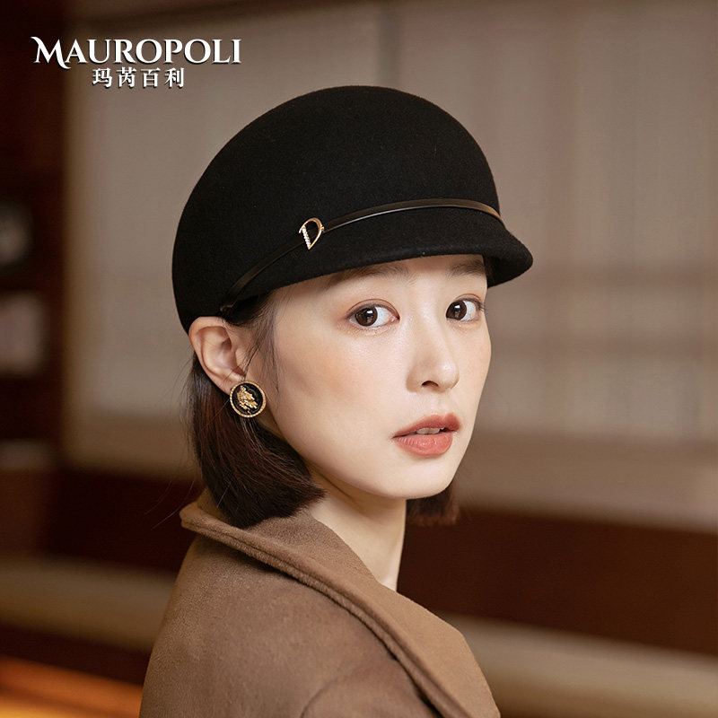 mauropoli报童帽出游复古女秋冬