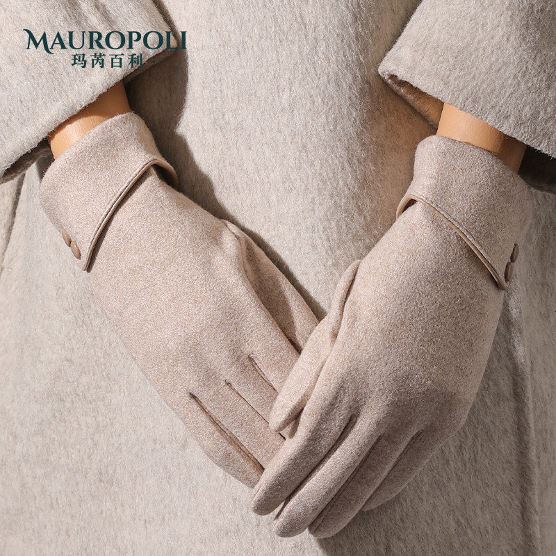 法式保暖手套女冬季送妈妈礼物