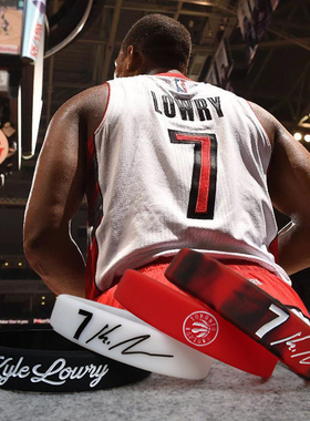 猛龙队凯尔洛瑞签名夜光运动手环 KLow篮球硅胶能量腕带NBA小钢炮