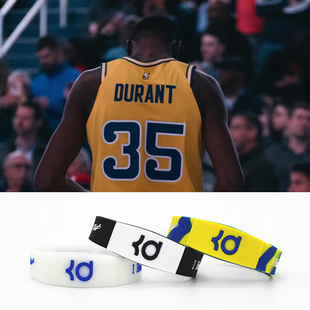 球星凯里杜兰特手环 腕带NBA篮球运动夜光 纪念款金州勇士KD-35号