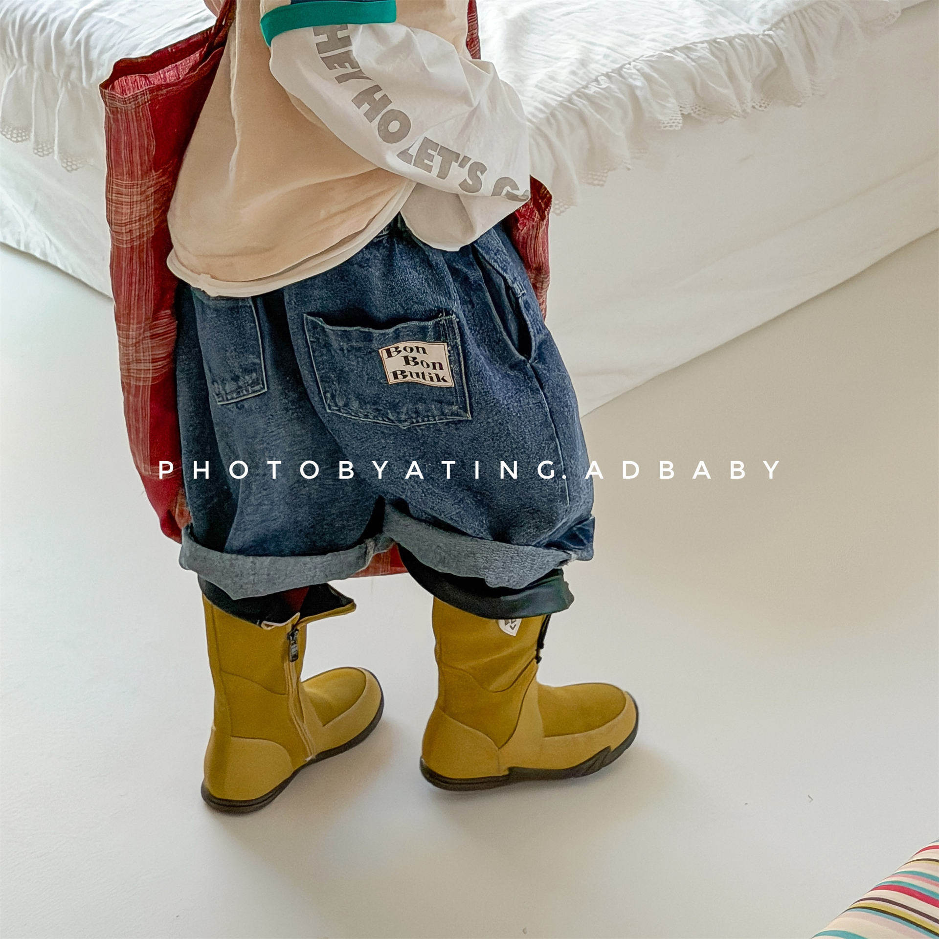 2026童装春夏款儿童春装牛仔裤五分裤短裤男童纯棉中裤女童裤子