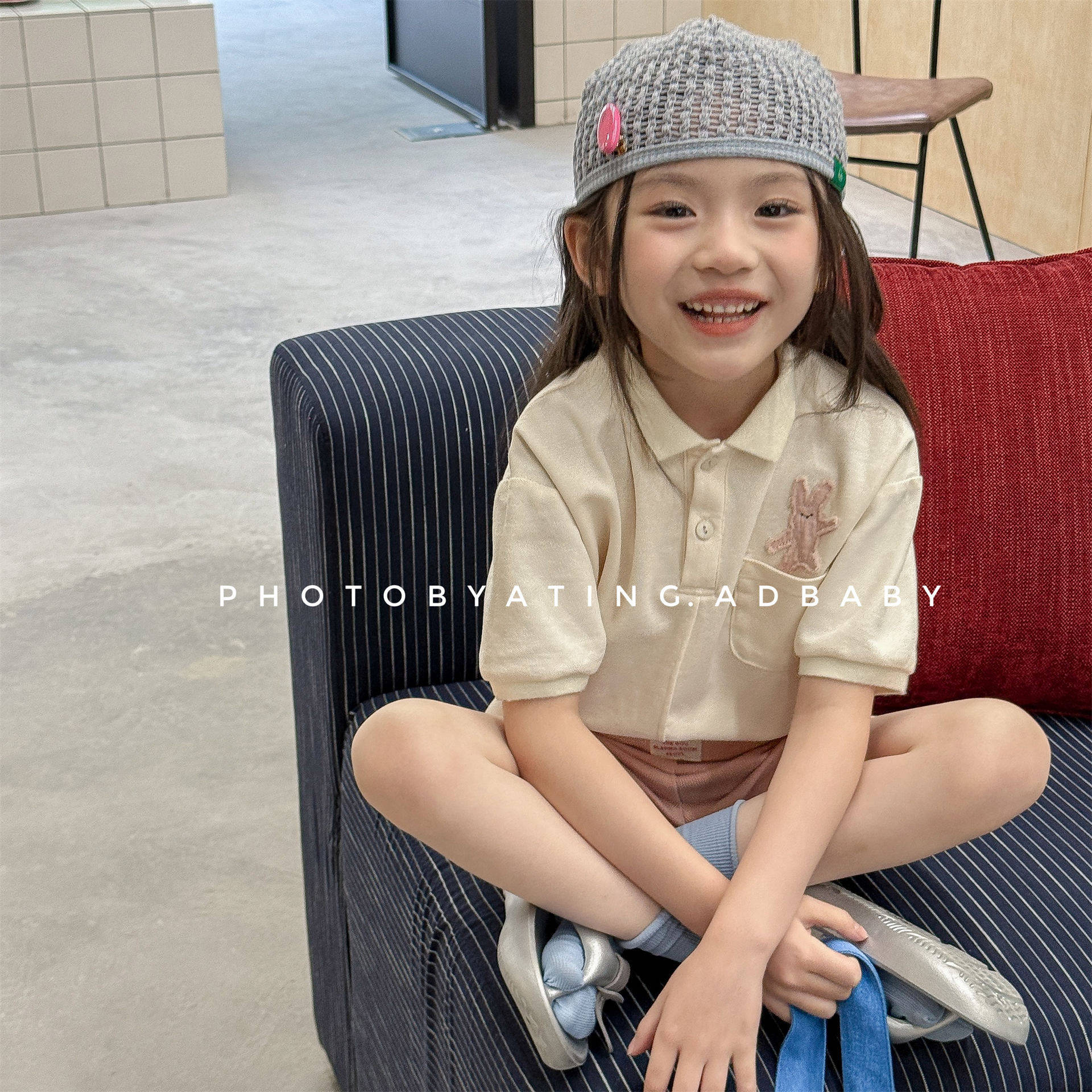中小童半袖上衣童装夏季汗衫儿童夏装polo衫男童女童短袖纯棉T恤