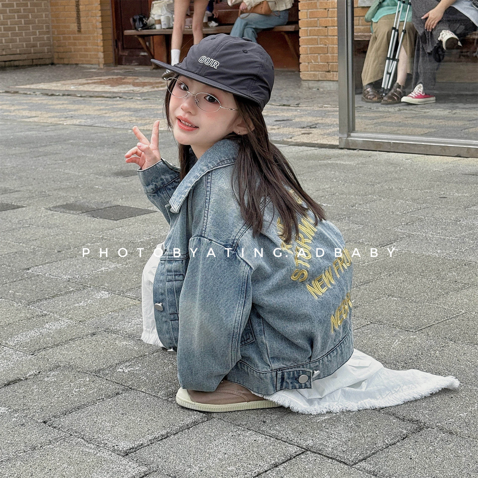 2026童装春季新款儿童春装韩版牛仔刺绣外套女童男童开衫上衣,童装/婴儿装/亲子装,儿童牛仔外套,淘宝优惠券,粉丝福利购,淘宝优惠卷