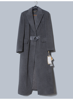 MAV高端羊绒品牌专柜t特卖16800气质款修身山羊绒+超细澳毛呢大衣