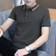翻领短袖 高端男士 宽松加大码 夏季 t恤帅气纯棉上衣 休闲商务polo衫