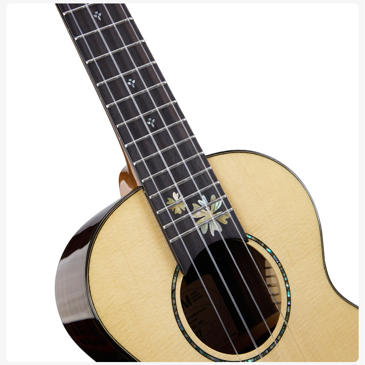 TOM尤克里里 S7全单云杉玫瑰木ukulele小吉他26寸男女生款