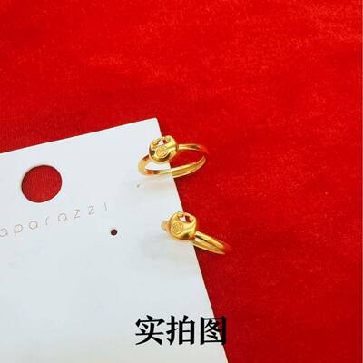 戒金店同款小胖坨福金坨戒指25.7.26.中国风复古活口指环食指生手