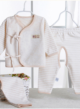 E124童装新生婴儿内衣系带和尚服套装1:1服装纸样DIY剪裁图