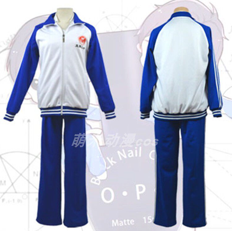 学渣校服cos贺朝谢动漫服cosplay图片