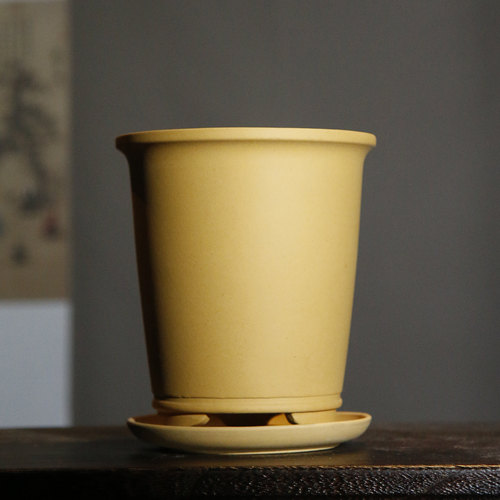 兰盆春兰建兰高盆透气紫砂花盆