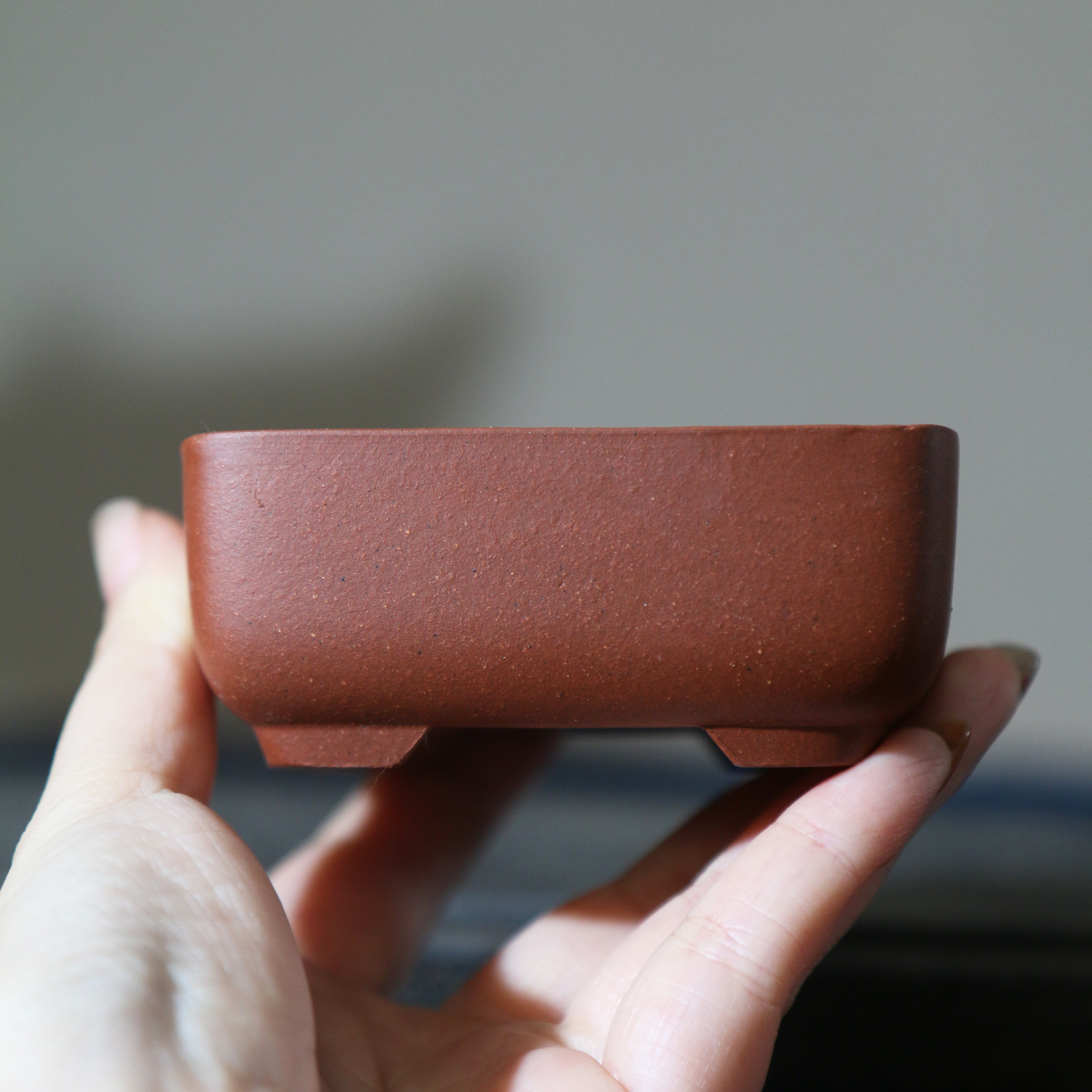 紫砂花盆正方形微型盆景盆