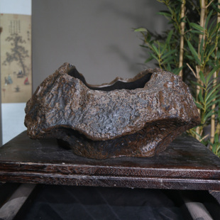 紫砂花盆异形盆景盆南蛮盆创意手工陶瓷盆景盆院子柴烧盆觅陶乡