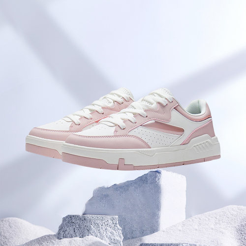 李宁正品 ACE 新款女子时尚潮流低帮舒适软弹运动休闲鞋AGCS032-2