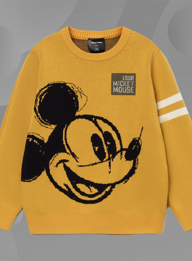 |李宁联名童装编织衫男小童新款宽松冬运动服YMBR003