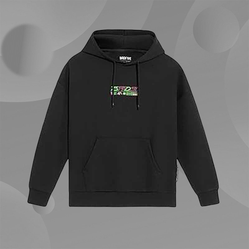 李宁正品春季新款休闲运动舒适百搭男子连帽卫衣套头衫AWDS117