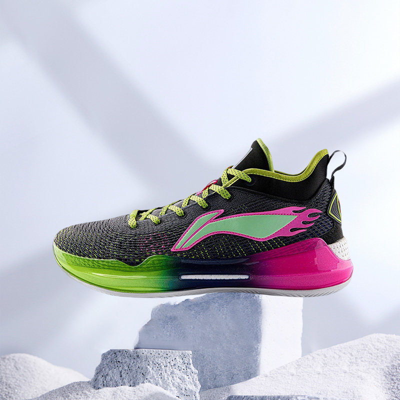 李宁 驭帅13low 42低帮男子减震耐磨回弹实战篮球鞋abaq013