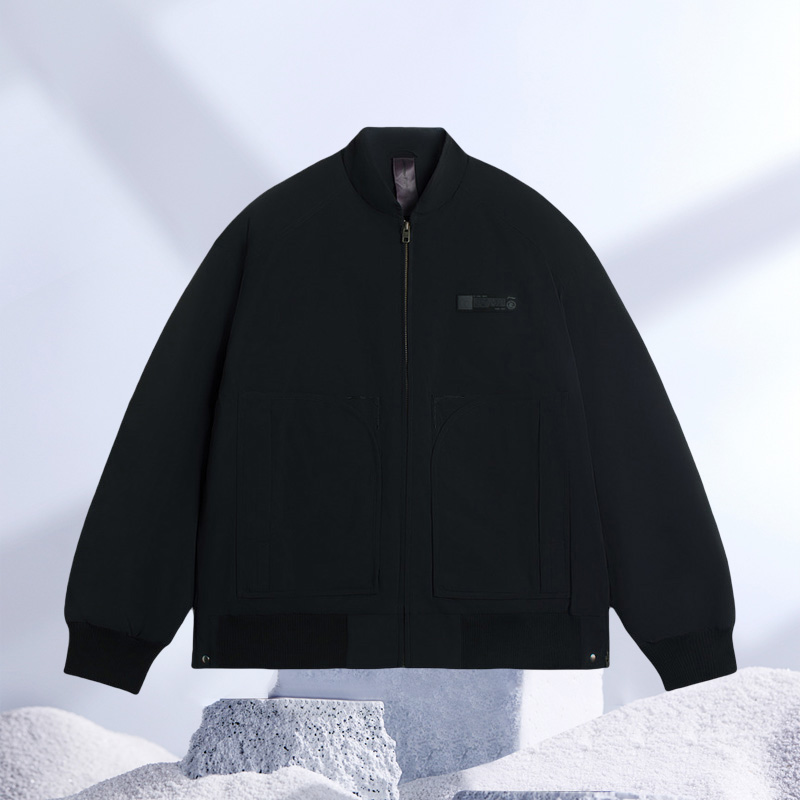 联名男子运动休闲时尚立领羽绒服