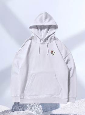 李宁卫衣男XOG SLICK联名款长袖连帽宽松春夏季休闲运动服AWDND01