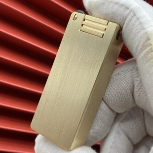 【铜化】原创凌虚手工黄铜煤油打火机个性点火翻盖复古小铜块礼物