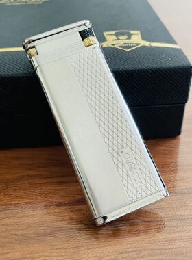 【铜化】新款佐罗z641气体加长超薄侧滑蚀刻网纹液压男拉杆打火机