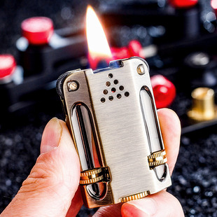 【铜化】佐罗个性创意煤油打火机z546双火轮点火复古男士收藏