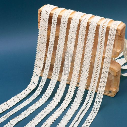 MAMASA棉线花边百搭机织蕾丝