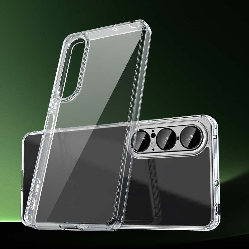 适用索尼Xperia1VII手机壳索尼1VII手机套7代全包马克7防摔X1M7透明TPU+PC保护套马克兔7透明套Xperia1 VII壳