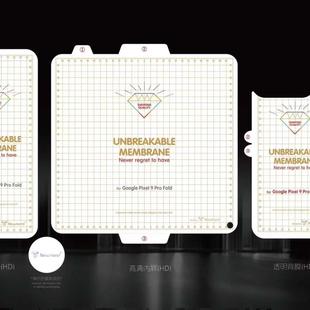 适用谷歌Pixel 9Profold手机膜折叠机钢化水凝膜保护贴膜Pixel 9Pro fold磨砂后背膜铰链膜中轴转轴膜外屏前