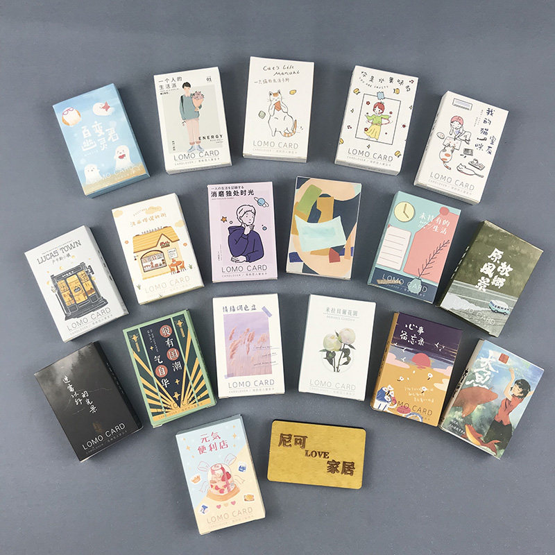 小清新lomo card學生畢業季賀卡拍照道具迷妳盒裝明信片時尚簡約在類目 電子詞典/電紙書/文化用品, 印刷製品, 賀卡/明信片中 - 來自Buy2taobao.com提供專業的淘寶代購服務