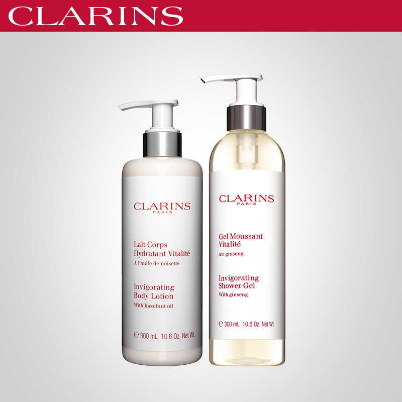 [法国娇韵诗官方旗舰店身体护理套装]【亲子节】娇韵诗清爽舒适沐浴露润肤套月销量28件仅售610元