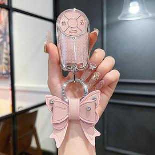 专用欧拉好猫钥匙套车内装饰黑猫GT白猫闪电猫芭蕾猫车钥匙包壳扣