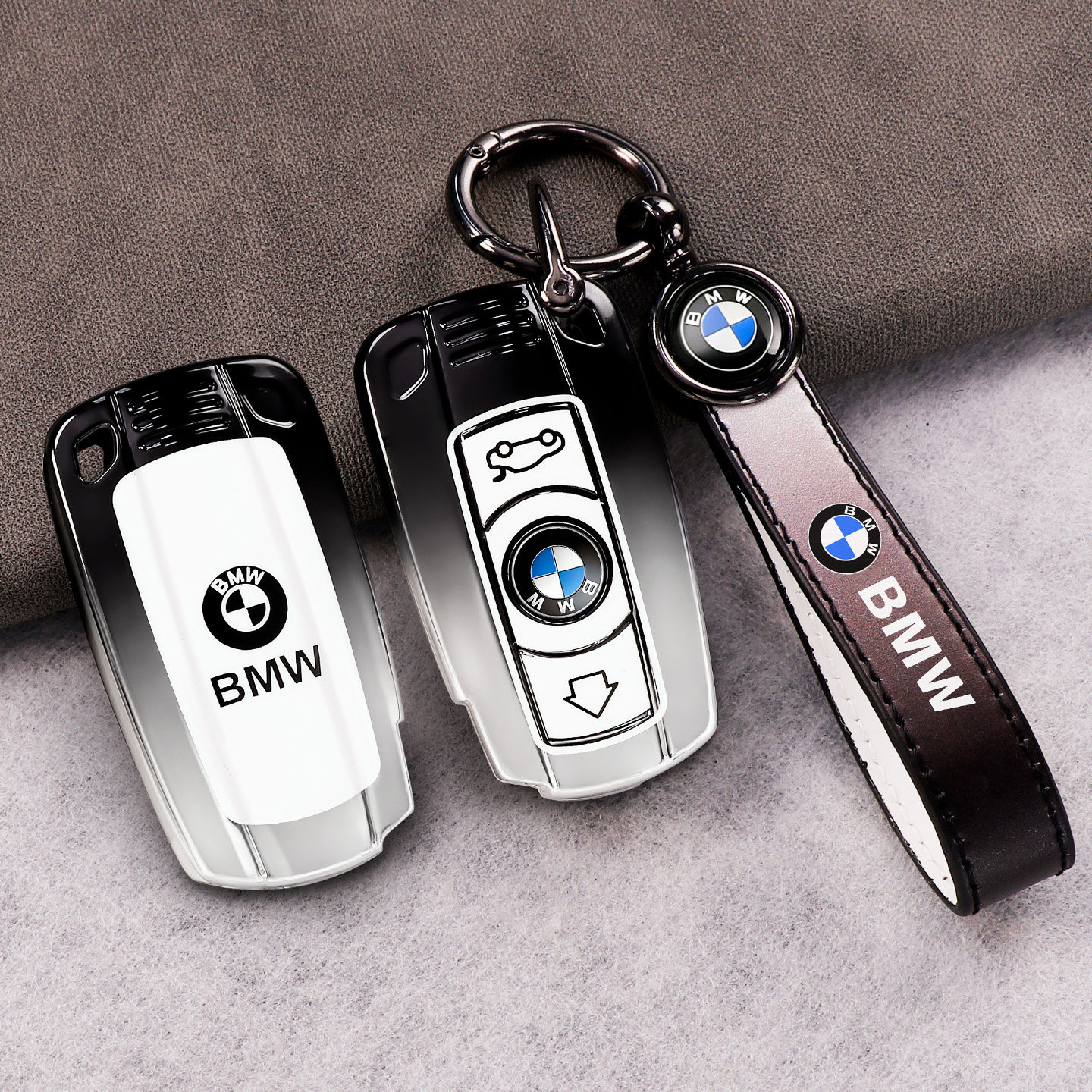 适用于老款宝马插入式钥匙包X1老3系320i 5系X5X6E90保护壳车套扣