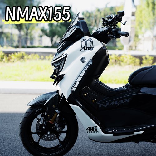 适用雅马哈NMAX155改装饰大眼睛
