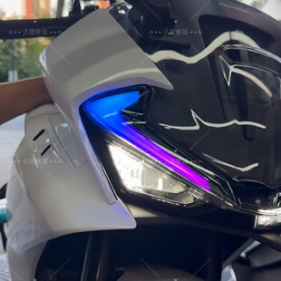 适用于春风675SR/500SR大灯改色膜贴纸保护防刮车灯贴膜改装配件