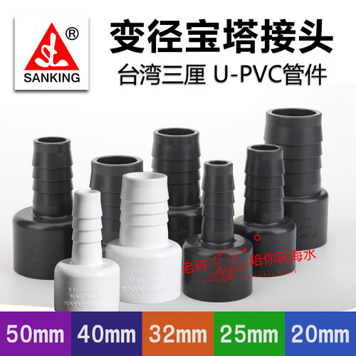 宝塔接头变径软硬快接水管