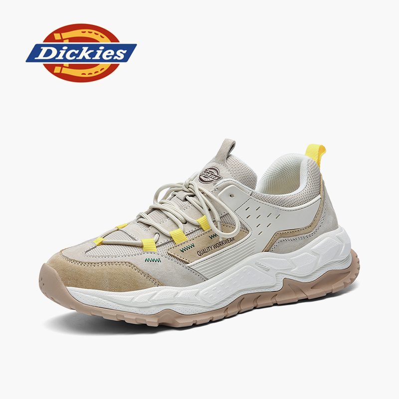 Dickies老爹鞋男增高网面厚底2025秋季新鞋复古休闲运动鞋子潮鞋