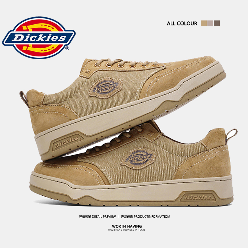 Dickies板鞋男厚底休闲运动鞋
