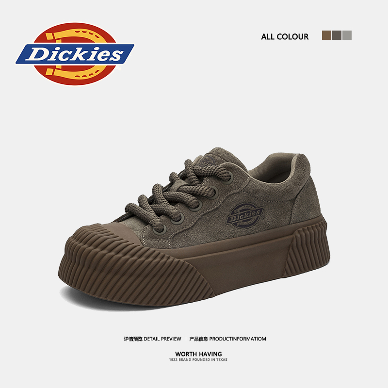 Dickies2024新款夏季休闲板鞋女