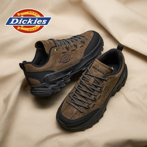 Dickies老爹鞋男款2026新款夏季透气男鞋休闲鞋子户外徒步登山鞋