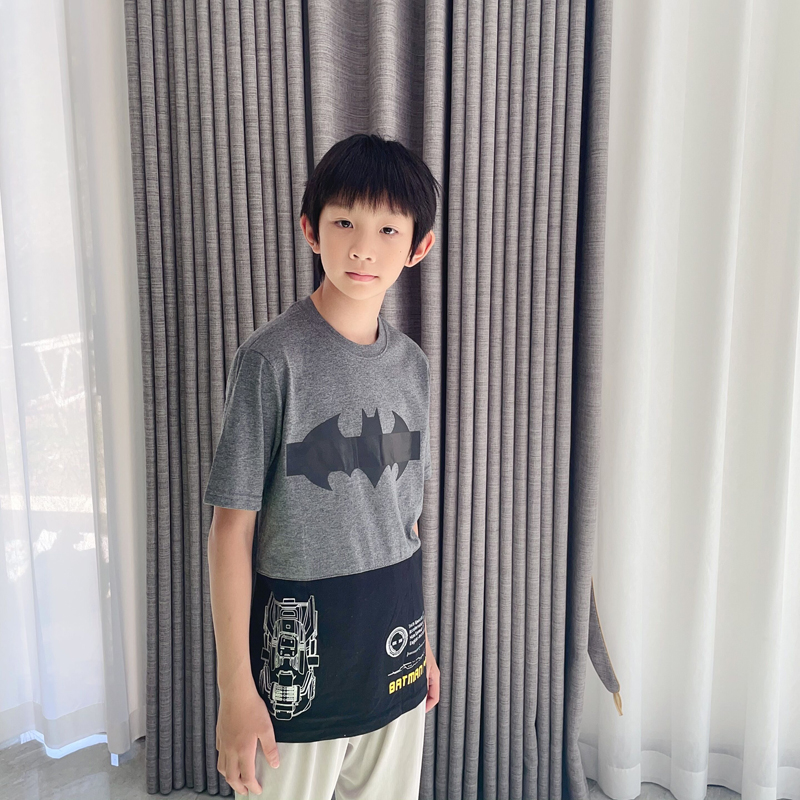 蝙蝠侠衣服男童t恤短袖2023新款