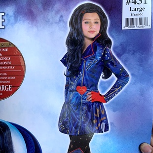 瑕疵100-150高节日拍照表演套装儿童后裔cosplay服装万圣节cos服