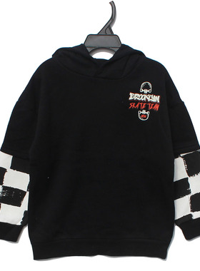 98-120高外贸原单primark男童加绒卫衣儿童连帽卫衣5岁男孩衣服