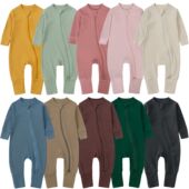 Baby Summer 2025 Thicken Newborn Romper Infant Boy Bamboo