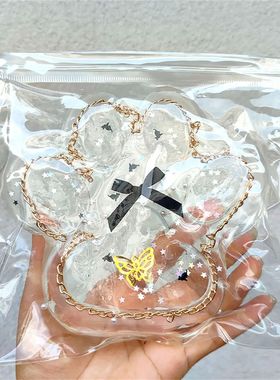 Handmade Taba Squishy Big Cat Paw Silicone Squeeze Toys for