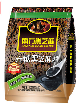 南方黑芝麻糊无糖精装600g小包装