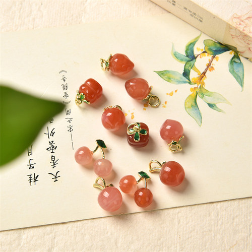 盐源玛瑙小滴溜吊坠挂件