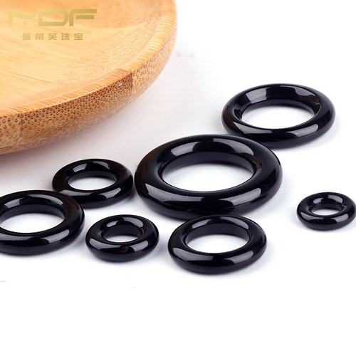 天然玛瑙圆圈跑环戒指手串配珠