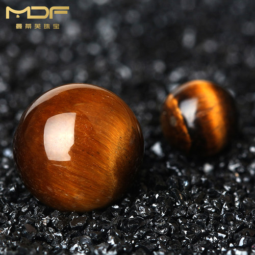 黄虎眼石红虎睛石手串配珠散珠子